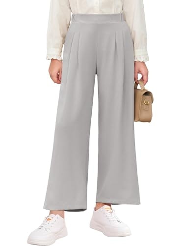 Haloumoning Girls Wide-Leg Uniform Dress Pants: $13.98 Haloumoning Girls Wide-Leg Uniform Dress Pants: $13.98