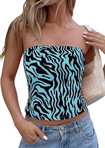 Prettygarden Women's Floral Tube Top: $7.98 Prettygarden Women's Floral Tube Top: $7.98