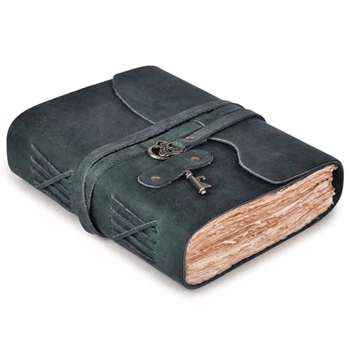 Leather Village 10x7-Inch Genuine Leather Key Lock Journal: $31.99 Leather Village 10x7-Inch Genuine Leather Key Lock Journal: $31.99