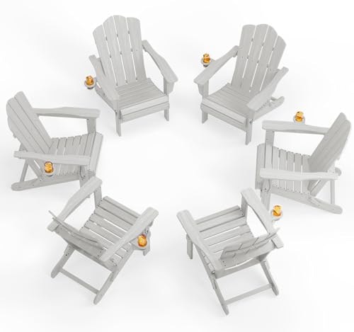 Kingyes Folding Adirondack Chair 6-Pack: $469.15 Kingyes Folding Adirondack Chair 6-Pack: $469.15