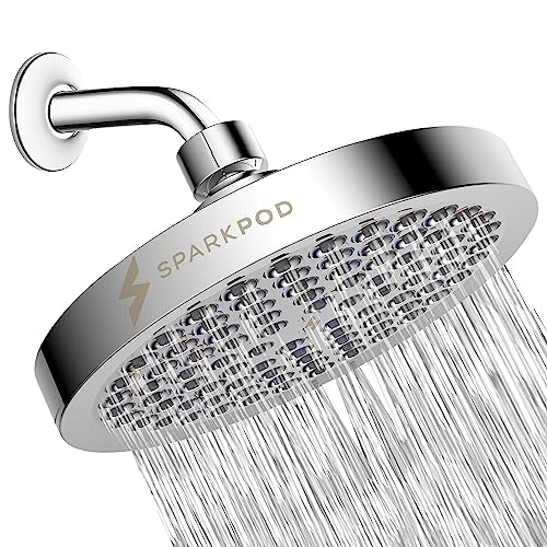 SparkPod 6-Inch Round Rain Shower Head: $29.99