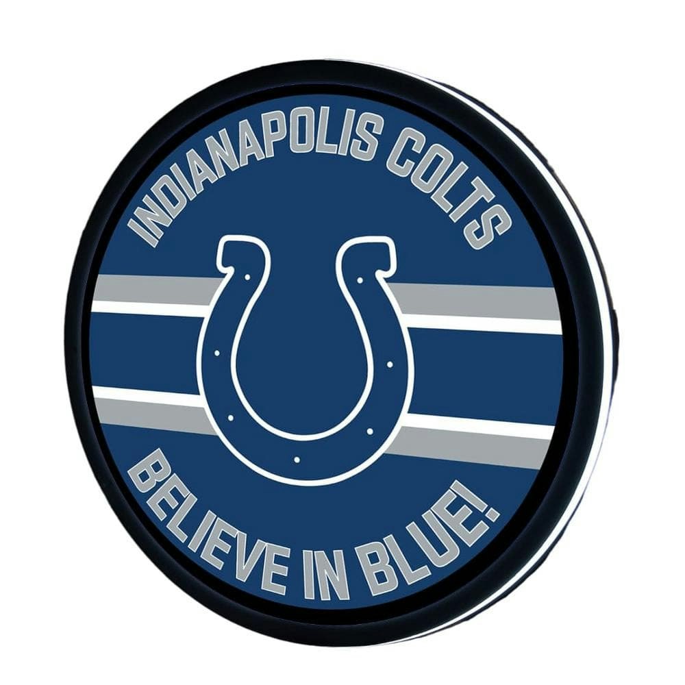 Indianapolis Colts 15-Inch Round LED Lighted Sign: $180 Indianapolis Colts 15-Inch Round LED Lighted Sign: $180