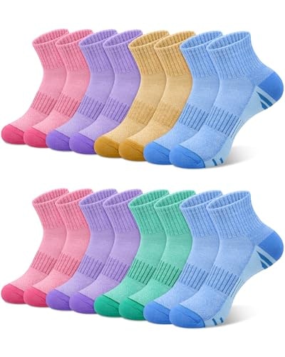 Ysense Women's Mini Crew Athletic Socks 8-Pack: $9.98 Ysense Women's Mini Crew Athletic Socks 8-Pack: $9.98