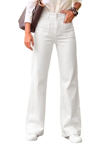 Sidefeel Women's Wide Leg Denim Jeans: $26.99 Sidefeel Women's Wide Leg Denim Jeans: $26.99