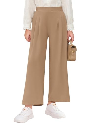 Haloumoning Girls Wide-Leg Uniform Dress Pants: $13.98 Haloumoning Girls Wide-Leg Uniform Dress Pants: $13.98