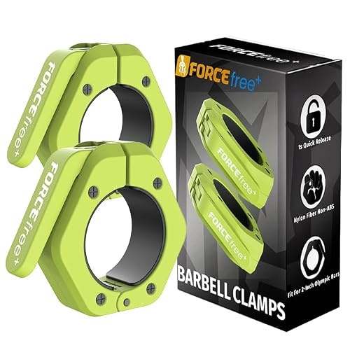 Forcefree+ Olympic Barbell Clamps 2-Pack: $9.35