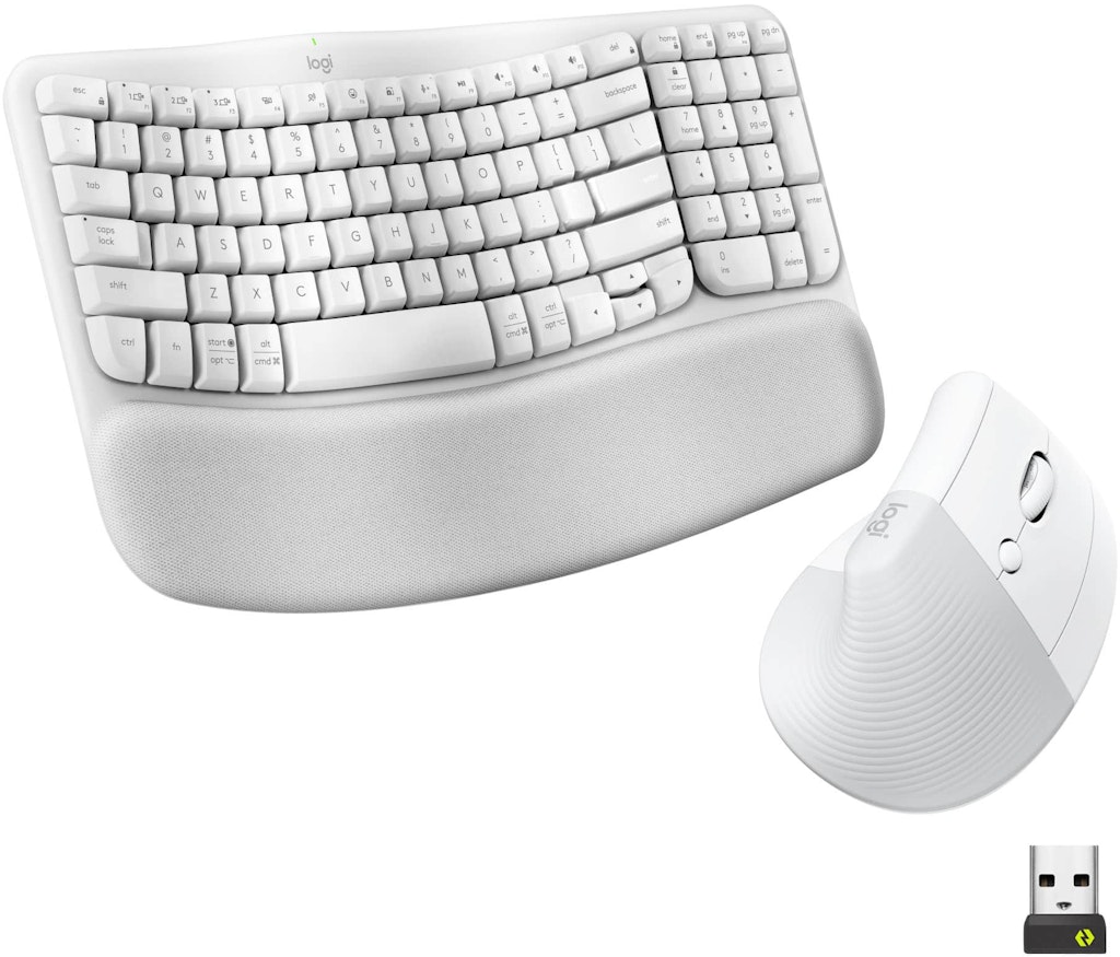 Logitech Wave Keys and Lift Vertical Mouse Ergonomic Bundle: $119.99 Logitech Wave Keys and Lift Vertical Mouse Ergonomic Bundle: $119.99