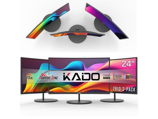 Trio 24" 1080p LED 3-Pack Curved Monitor: $384.74 Trio 24" 1080p LED 3-Pack Curved Monitor: $384.74