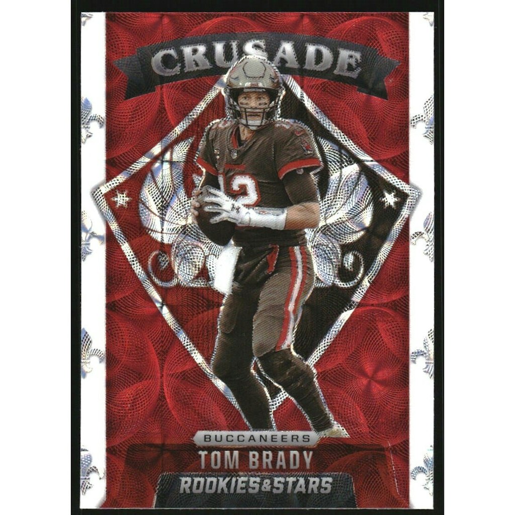 2021 Rookies and Stars Crusade Red Scope Tom Brady Card: $18