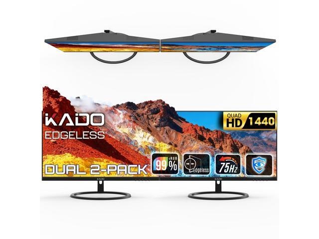 27-inch 1440p Quad HD Computer Monitor 2-Pack: $290.24 27-inch 1440p Quad HD Computer Monitor 2-Pack: $290.24