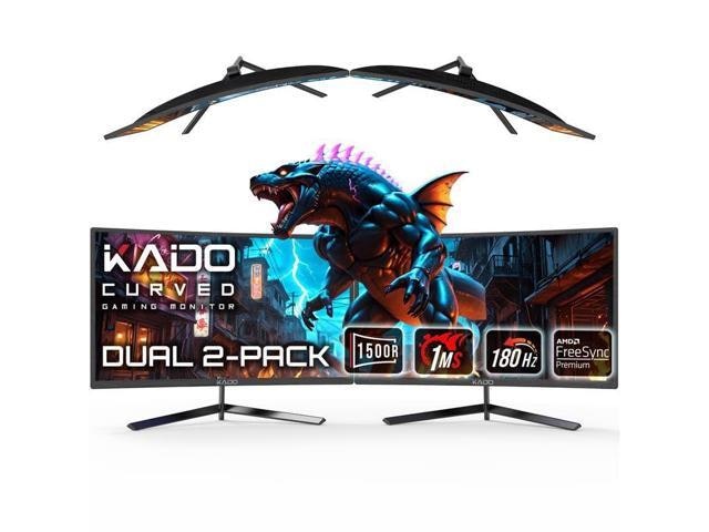 24" 1080p 180Hz HDR LED FreeSync Curved Monitor 2-Pack: $297.74 24" 1080p 180Hz HDR LED FreeSync Curved Monitor 2-Pack: $297.74