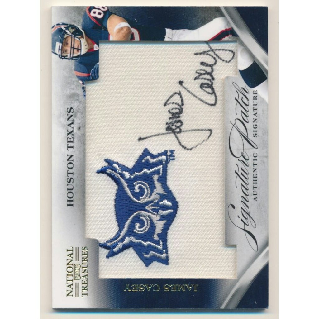 James Casey 2009 Playoff National Treasures Signature Patches College Card /35: $27 James Casey 2009 Playoff National Treasures Signature Patches College Card /35: $27
