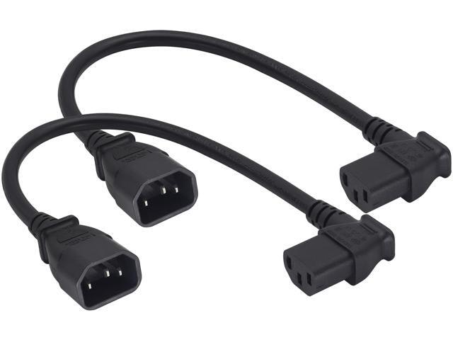 90-Degree C13 to C14 Power Extension Cord 2-Pack: $16.49 90-Degree C13 to C14 Power Extension Cord 2-Pack: $16.49