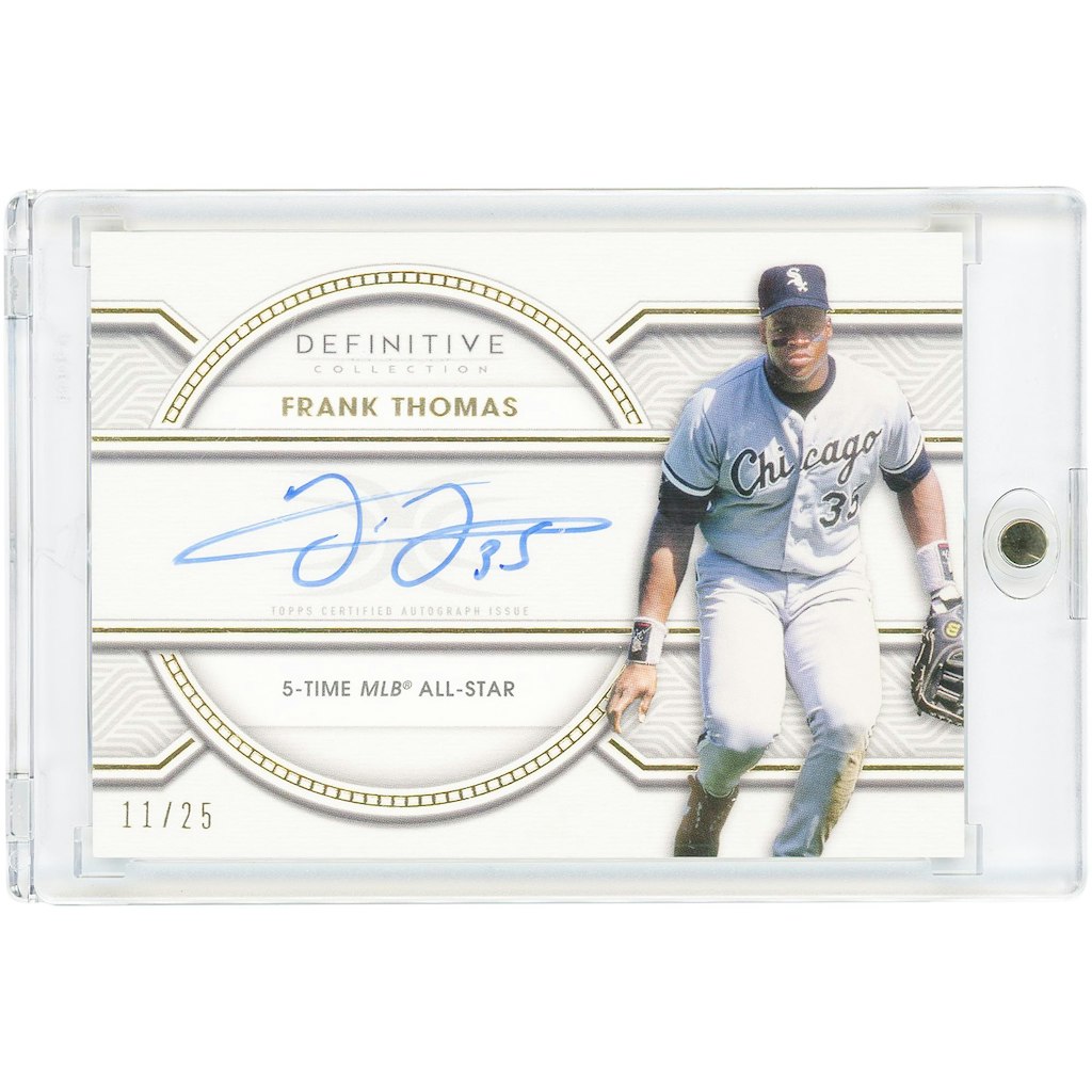 Frank Thomas Chicago White Sox Autographed 2022 Topps Definitive Card: $149.99 Frank Thomas Chicago White Sox Autographed 2022 Topps Definitive Card: $149.99