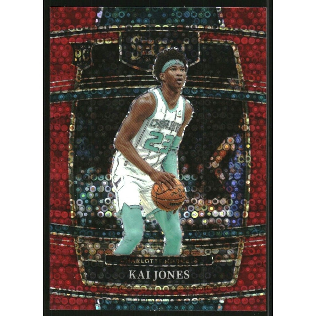 2021-22 Select Prizms Red Disco Kai Jones Card: $13.50