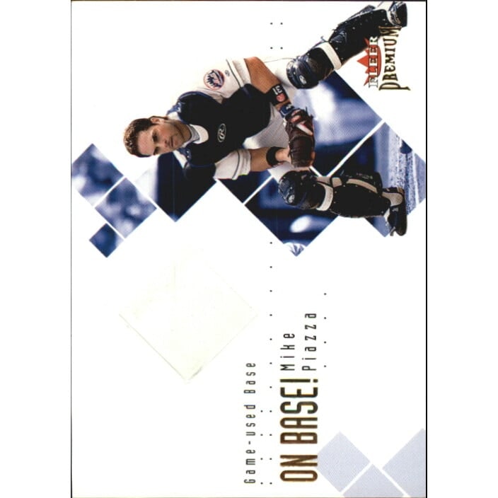 2002 Fleer Premium Mike Piazza Game Used Card: $20 2002 Fleer Premium Mike Piazza Game Used Card: $20