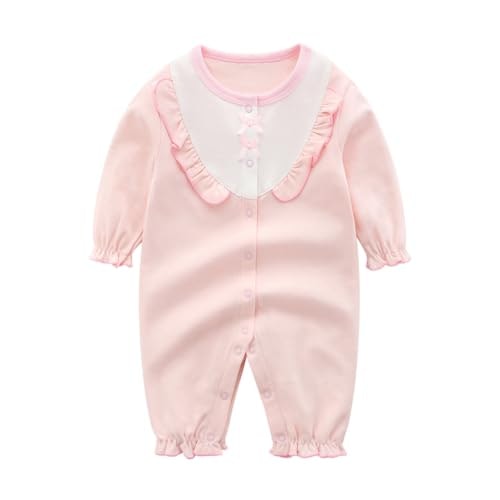 Pcekey Baby Girl Cotton Long Sleeve Ruffle Bodysuit: $9.98 Pcekey Baby Girl Cotton Long Sleeve Ruffle Bodysuit: $9.98
