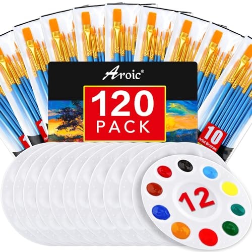 Aroic Paint Brush and Palette Set 12-Pack: $18.69 Aroic Paint Brush and Palette Set 12-Pack: $18.69
