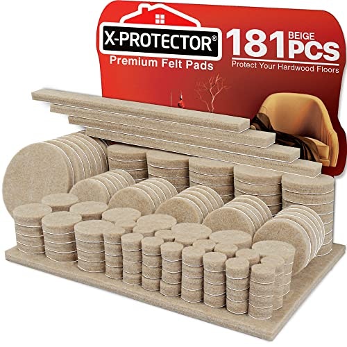 X-Protector 181-Piece Premium Furniture Felt Pad Set: $11.11 X-Protector 181-Piece Premium Furniture Felt Pad Set: $11.11