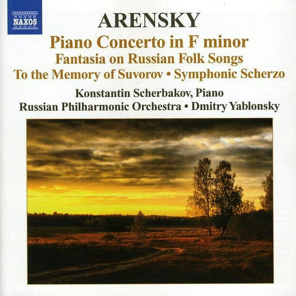 Konstantin Scherbakov Piano Concerto in F Minor and Fantasia on Russian Themes CD: $13.74 Konstantin Scherbakov Piano Concerto in F Minor and Fantasia on Russian Themes CD: $13.74