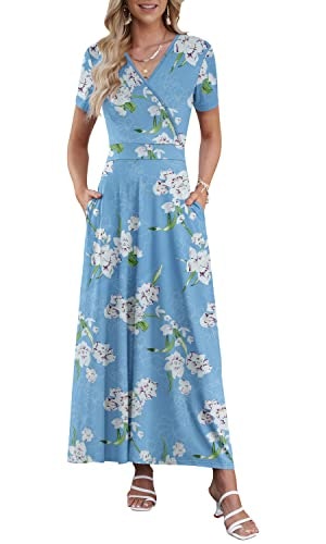 Auselily Women's Floral Maxi Dress: $28.89 Auselily Women's Floral Maxi Dress: $28.89