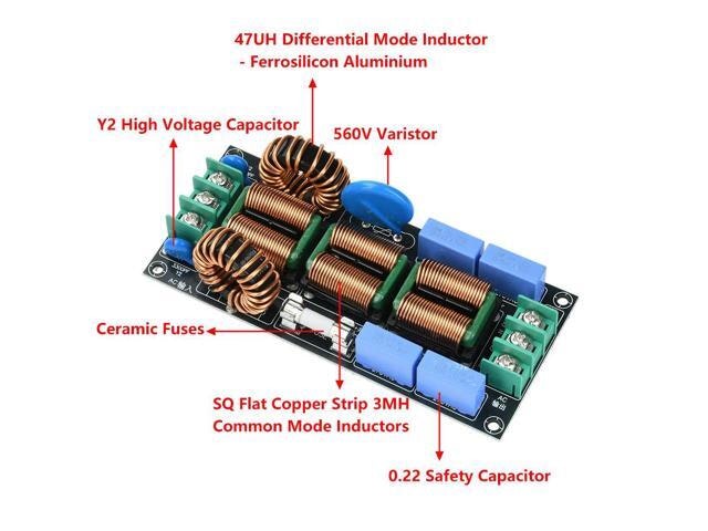 16A 4-Stage AC Power EMI Filter: $26.52 16A 4-Stage AC Power EMI Filter: $26.52