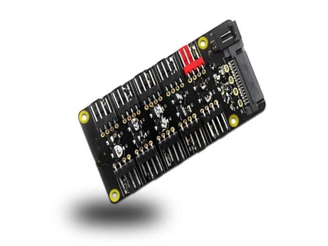4-Pin PWM 10-Fan Hub with SATA Power Adapter: $23.78