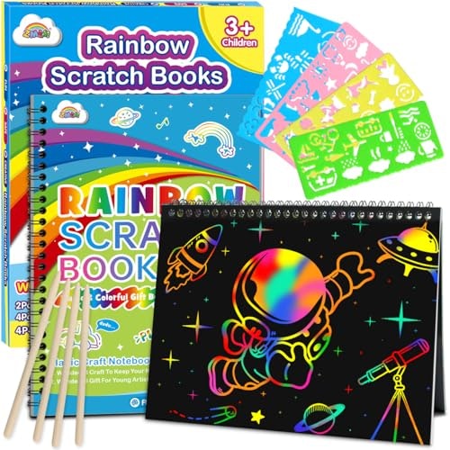 ZMLM Rainbow Scratch Paper Notebook 2-Pack: $8.49 ZMLM Rainbow Scratch Paper Notebook 2-Pack: $8.49