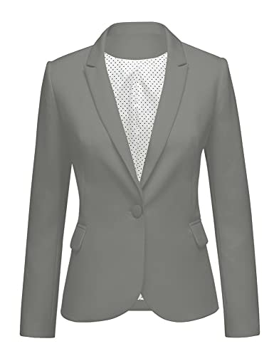 Luvamia Women's Notched Lapel One-Button Blazer Jacket: $39.94 Luvamia Women's Notched Lapel One-Button Blazer Jacket: $39.94