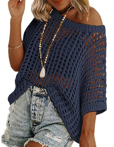 Zeagoo Women's Crochet Beach Cover-Up: $22.90 Zeagoo Women's Crochet Beach Cover-Up: $22.90