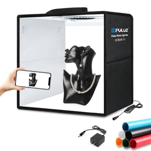 Puluz 12-inch Dimmable Photography Light Box Kit: $30.59 Puluz 12-inch Dimmable Photography Light Box Kit: $30.59