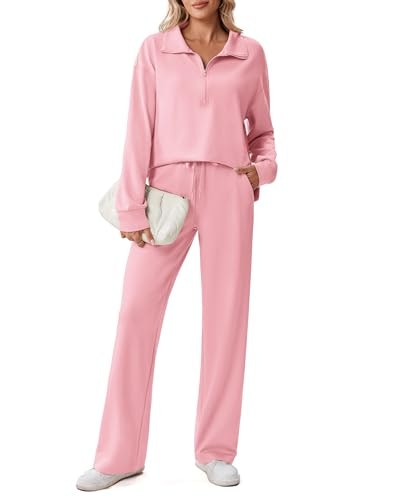 Pinspark Women's 2-Piece Pullover and Sweatpants Lounge Set: $39.94 Pinspark Women's 2-Piece Pullover and Sweatpants Lounge Set: $39.94