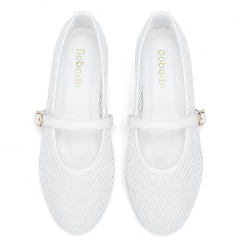Dobolin Women's Mesh Mary Jane Ballet Flats: $29.86 Dobolin Women's Mesh Mary Jane Ballet Flats: $29.86