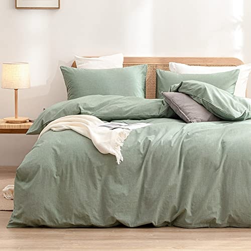 Bestouch Full Solid Cotton Duvet Cover Set: $55.24 Bestouch Full Solid Cotton Duvet Cover Set: $55.24