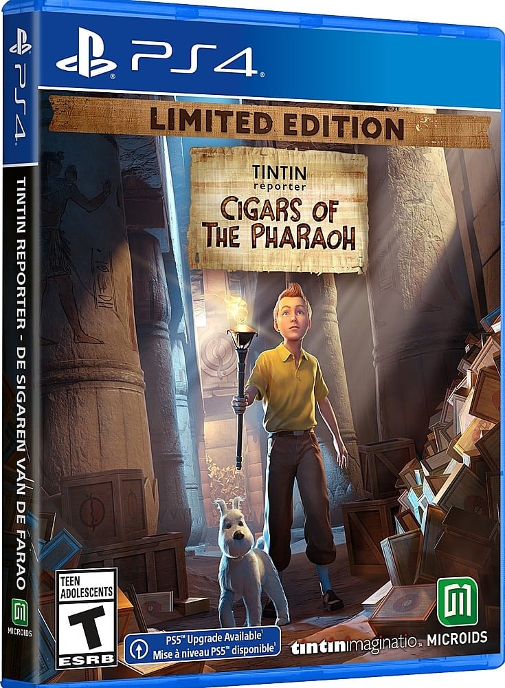 Tintin Reporter: Cigars of the Pharaoh for PlayStation 4: $49.99 Tintin Reporter: Cigars of the Pharaoh for PlayStation 4: $49.99