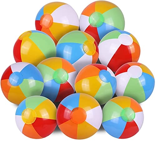 Syz 12-Inch Beach Ball 12-Pack: $8.49 Syz 12-Inch Beach Ball 12-Pack: $8.49