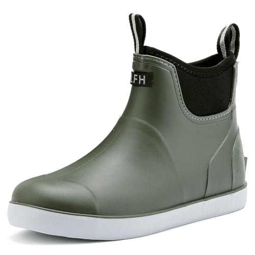 CKWLXQY Men's Waterproof Non-Slip Ankle Deck Boots: $29.74