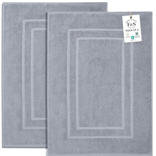 Feather & Stitch 30x21-Inch Cotton Terry Bath Mat 2-Pack: $15.39 Feather & Stitch 30x21-Inch Cotton Terry Bath Mat 2-Pack: $15.39