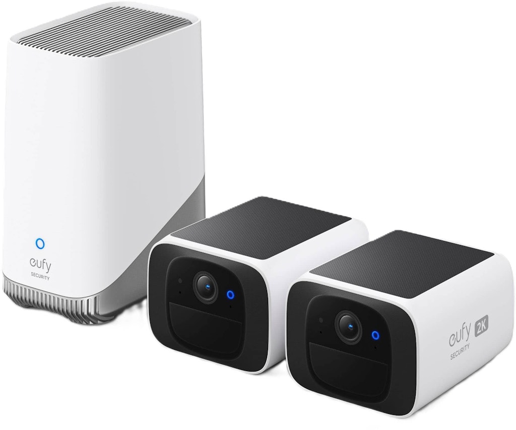 Eufy S220 2K Wireless Solar-Powered Security Camera 2-Pack: $224.99