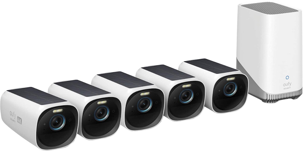 EufyCam 3 4K Solar-Powered Wireless Security Camera 5-Pack: $579.99