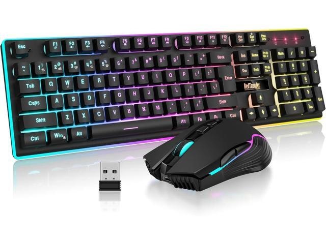 RedThunder K10 Wireless Gaming Keyboard and Mouse Combo: $73.32 RedThunder K10 Wireless Gaming Keyboard and Mouse Combo: $73.32