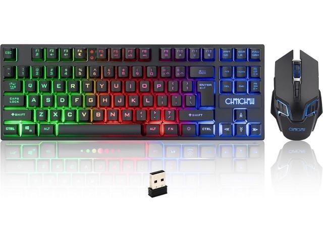 Wireless Gaming Keyboard and Mouse Combo: $67.55 Wireless Gaming Keyboard and Mouse Combo: $67.55