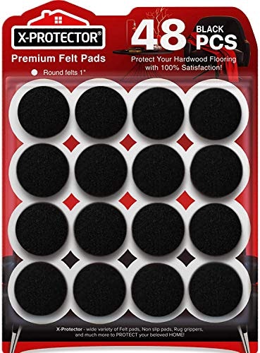 X-Protector 1-inch Felt Furniture Pads 48-Pack: $7.41