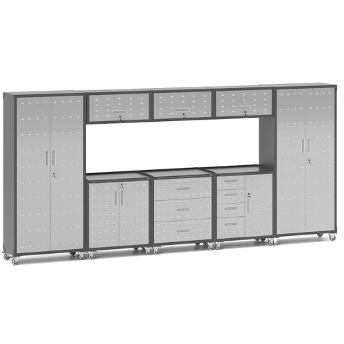 Flixelio 8-Piece Garage Storage Cabinet System: $1,121.99 Flixelio 8-Piece Garage Storage Cabinet System: $1,121.99