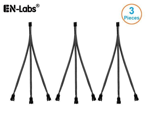 PWM 4-Pin to 3-Pin/4-Pin Fan Power Splitter Cable 3-Port Hub: $10.39