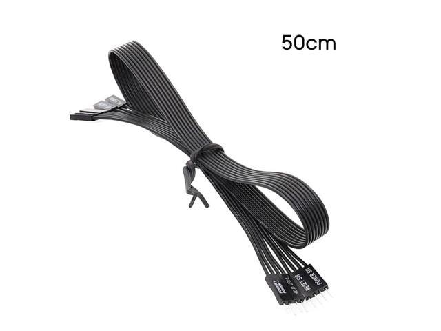 Motherboard Power and Reset Switch Extension Cable 50cm: $27.51