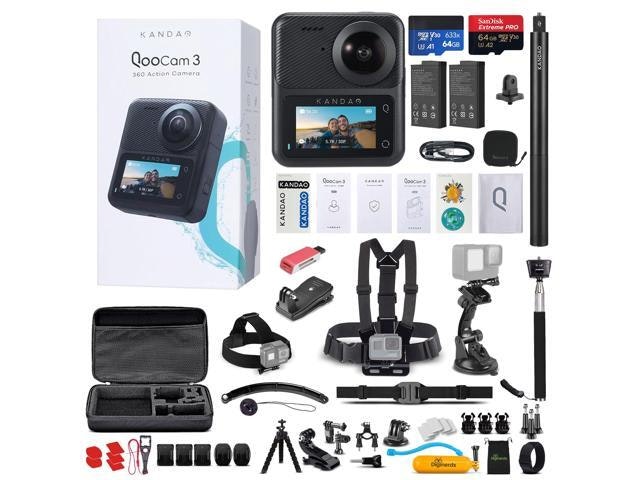 QooCam 3 5.7K 360° Action Camera Travel Combo: $434.99 QooCam 3 5.7K 360° Action Camera Travel Combo: $434.99