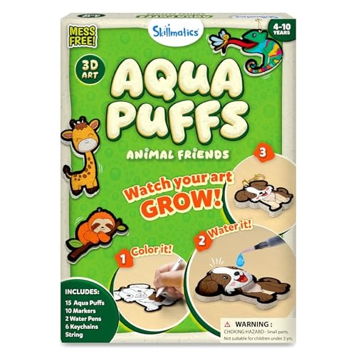 Skillmatics Aqua Puffs Animals Art and Craft Kit: $18.97 Skillmatics Aqua Puffs Animals Art and Craft Kit: $18.97