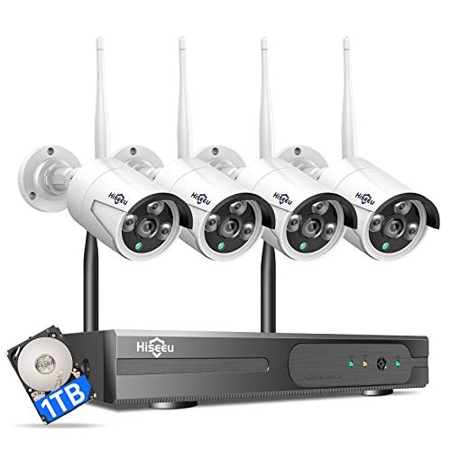 Hiseeu 4-Camera 3MP Wireless Security System with 16-Channel 1TB NVR: $169.99 Hiseeu 4-Camera 3MP Wireless Security System with 16-Channel 1TB NVR: $169.99