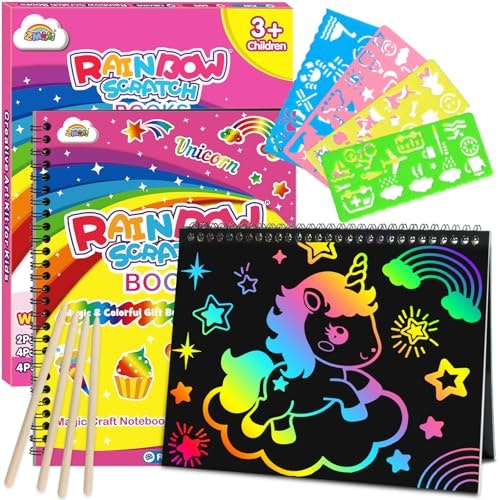 ZMLM Rainbow Scratch Paper Notebook 2-Pack: $8.49 ZMLM Rainbow Scratch Paper Notebook 2-Pack: $8.49